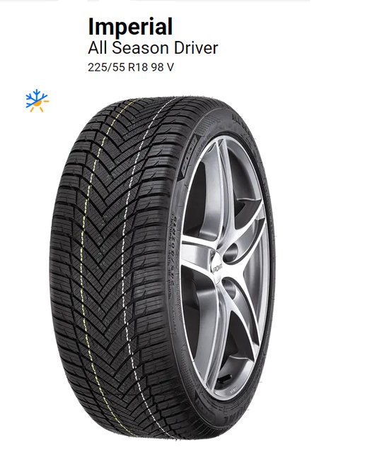 langzaam transmissie een keer Autobanden Imperial All Season Driver 225/55 R18 98 V All season banden |  bol.com