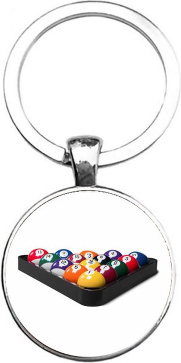 Sleutelhanger Glas - Pool