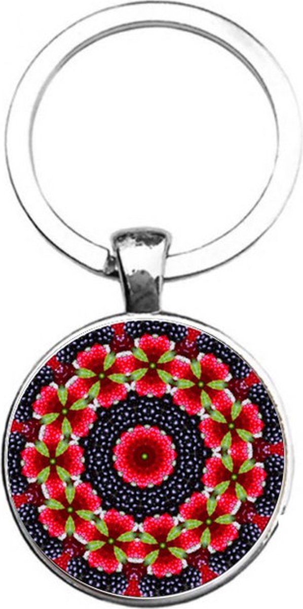Sleutelhanger Glas - Mandala