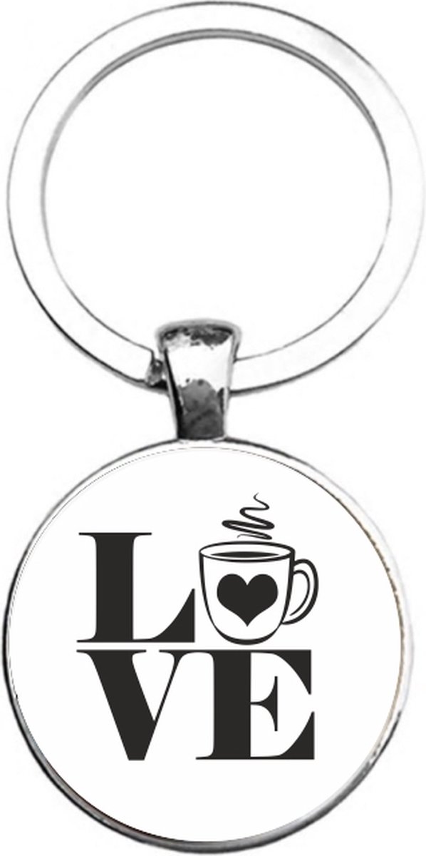 Sleutelhanger Glas - Love
