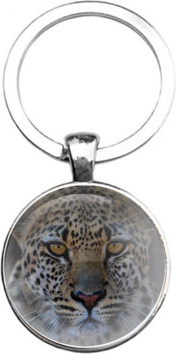 Sleutelhanger Glas - Panter
