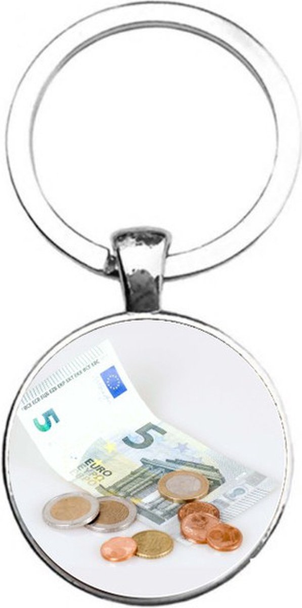 Sleutelhanger Glas - Geld