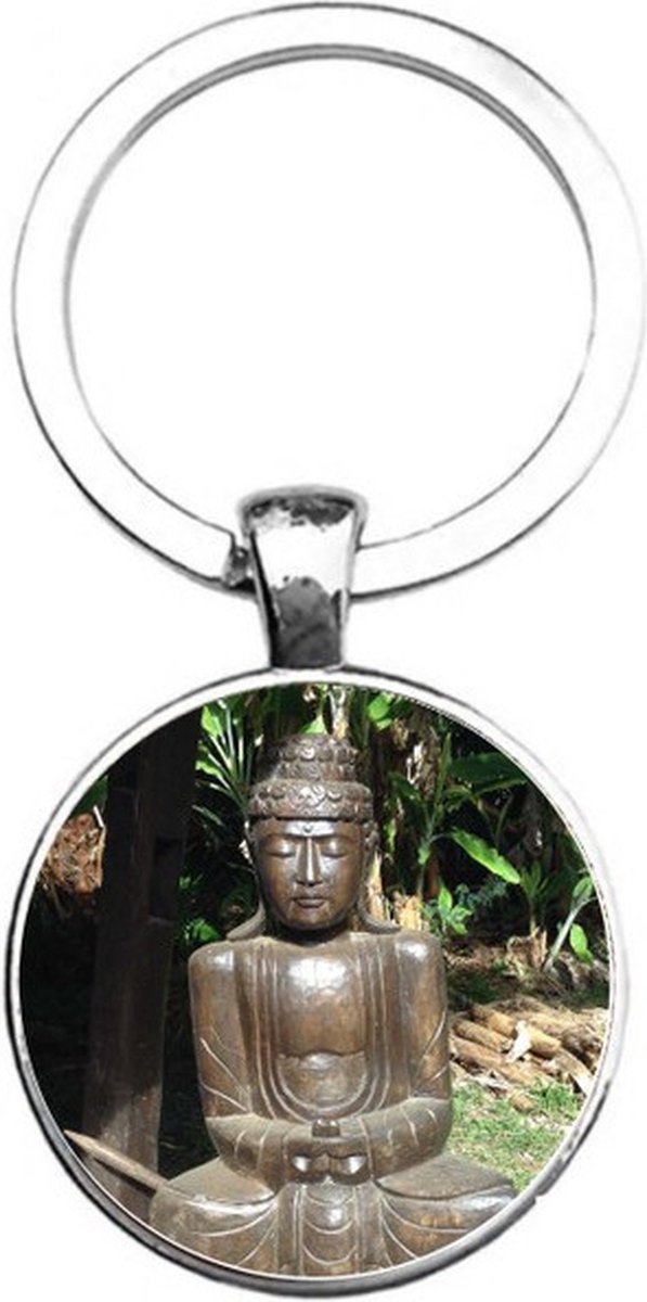 Sleutelhanger Glas - Buddha