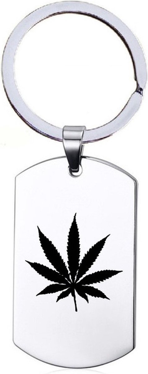 Sleutelhanger RVS - Weed