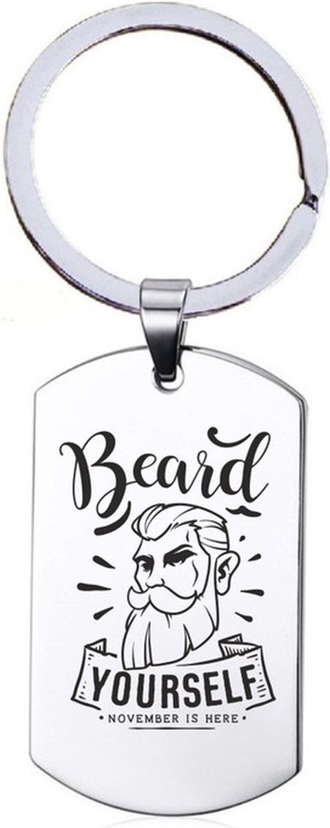 Sleutelhanger RVS - Beard Yourself