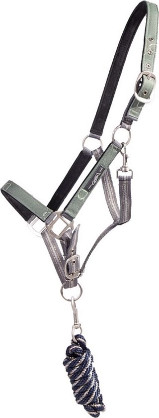 QHP Heusack Slowfeeder In Tessuto 600D Per Cavallo - Sacco Da Fieno Con Maglie Larghe 4 Cm, Capacità 4-6 Kg