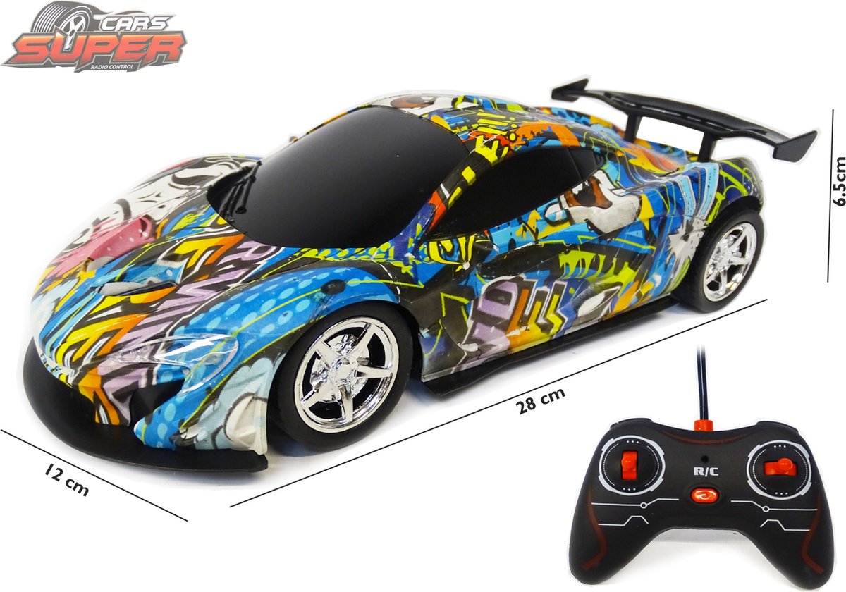 RC Sport Car afstand bestuurbare race auto met led licht gevende