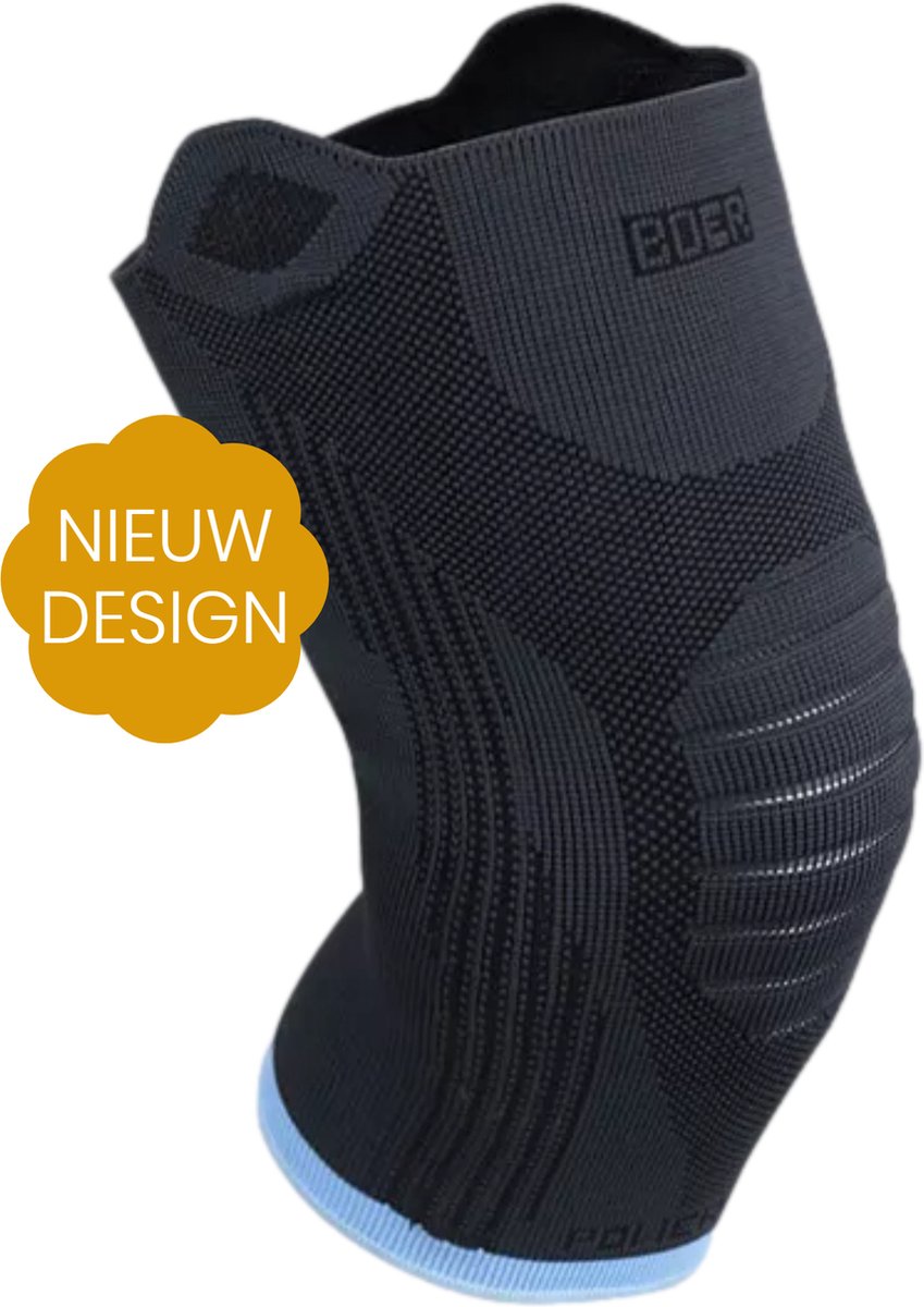 Boersport ® | Extra comfortabele kniebrace | Optimale ondersteuning aan de knie tijdens sporten | L