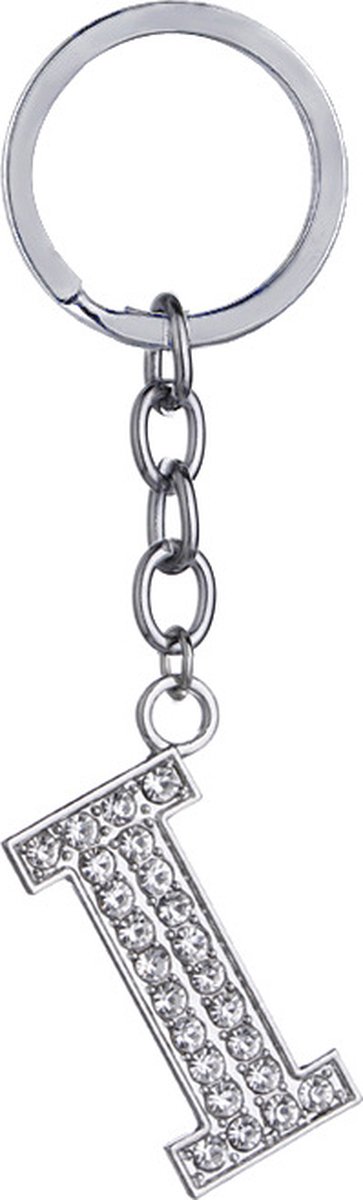 Bixorp Sleutelhanger met Letter I - Best Friends BFF Cadeau voor haar / hem