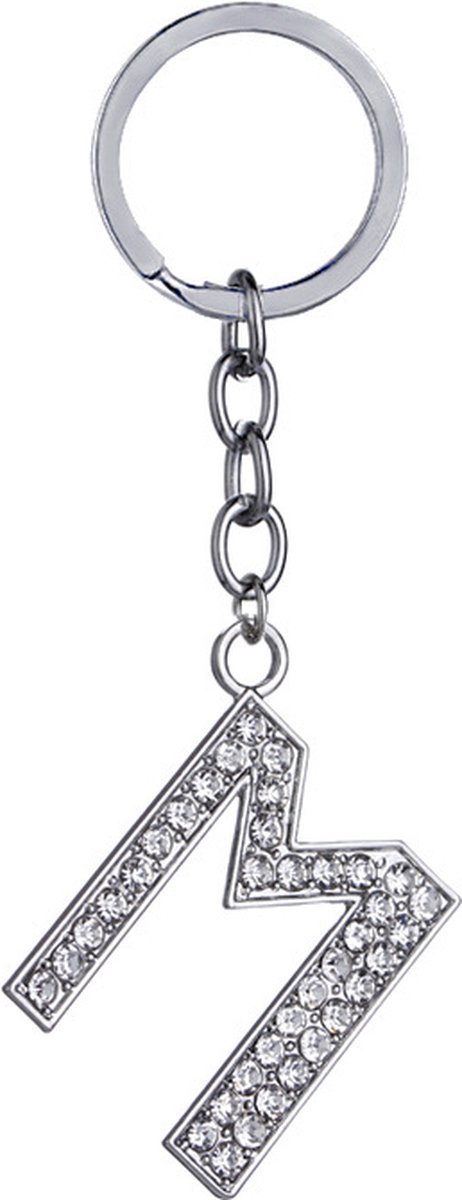 Bixorp Sleutelhanger met Letter M - Best Friends BFF Cadeau voor haar / hem