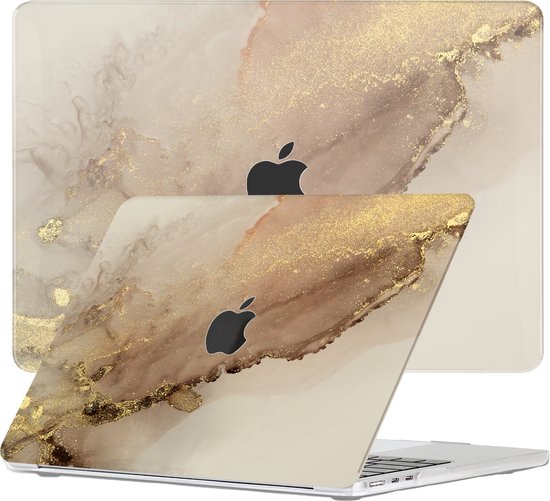 Lunso - housse de protection - MacBook Air 13 pouces M2 (2022) - Sweet  Caramel | bol.com