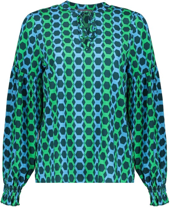 AsterBBZiska blouse - Green print main image 1
