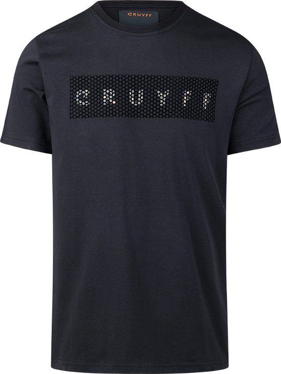 Cruyff Camo Tee Heren Polo's & T-shirts - Zwart - Maat L