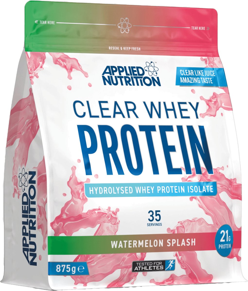 Goedkoopste Clear Whey (Watermelon - 875 gram) - APPLIED NUTRITION - Eiwitshake - Whey Protein - Eiwitpoeder - Sportvoeding