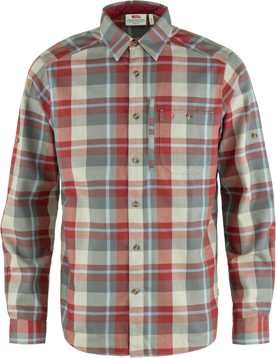 Fjallraven Fjallglim Shirt Men Outdoorblouse Heren Rood