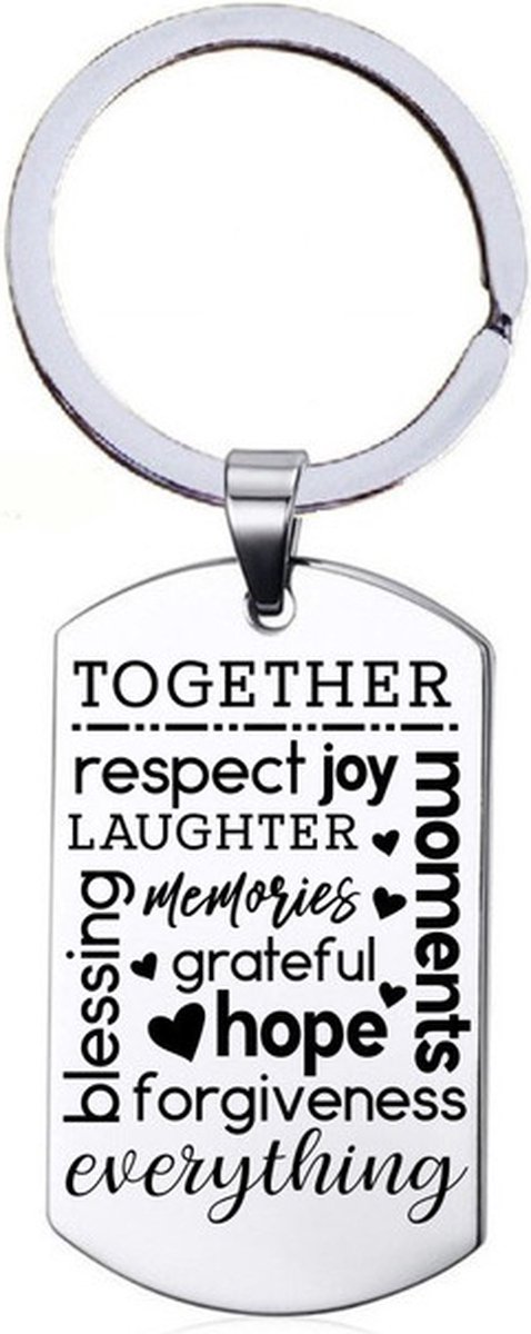 Sleutelhanger RVS - Together
