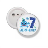 Button Met Speld 58 MM - My 7th Birthday