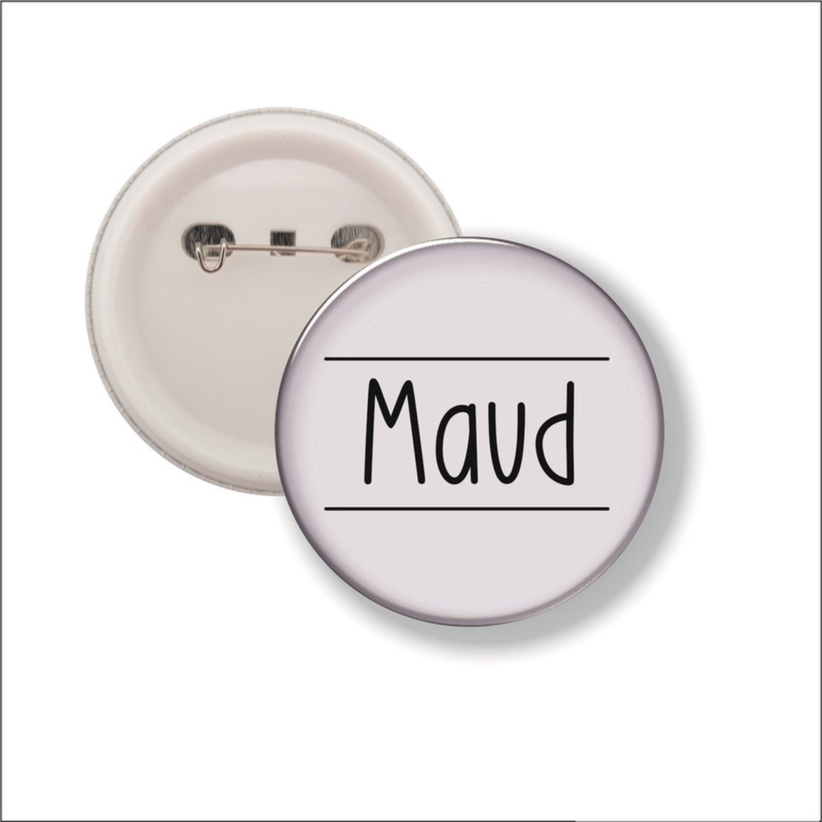Button Met Speld 58 MM - Maud