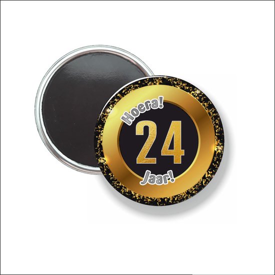 Stickers D40mm - Hoera een meisje - hart - 250st