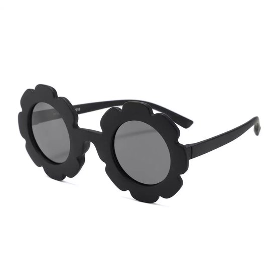 Babycure kids zonnebril - Roze, Blauw, Zwart - 3 kleuren brillen - Hippe flower sunglass - Stoer voor kinderen van Babycure — afbeelding 4