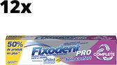 Fixodent Pro Complete Zorg & Comfort Kleefpasta - 12 x 70,5 gram - Voordeelverpakking