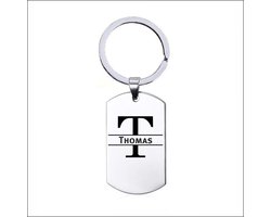 Sleutelhanger RVS Met Naam -  Thomas