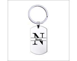 Sleutelhanger RVS Met Naam -  Noah
