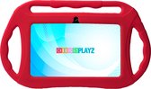KidsPlayz Kindertablet - Inc. 3 kinder e-boeken - Ouderlijk Toezicht App - 100% Kidsproof - Inc. Touchscreen Pen en Beschermhoes - Kindertablet Rood