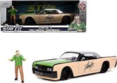 Lincoln Continental 1963 & Stan Lee Figuur "Hollywood Rides" 1:24 Jadatoys