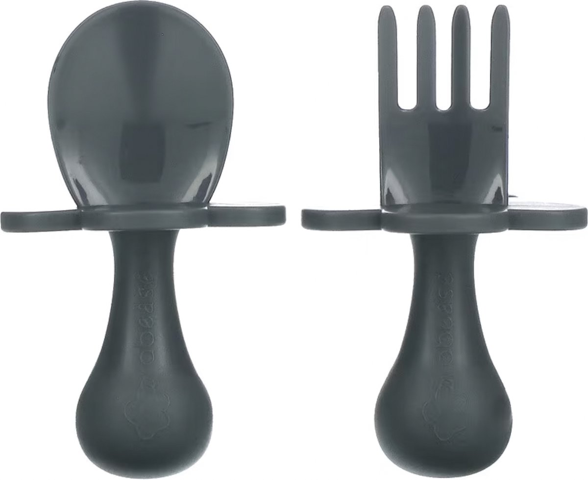 Goedkoopste Grabease Eerste kinderbestek grijs Grijs