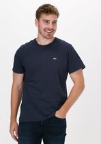 Tommy Jeans Tjm Classic Jersey C Neck Polo's & T-shirts Heren - Polo shirt - Donkerblauw - Maat M