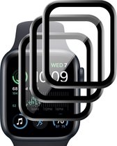 Protecteur d'écran Apple Watch SE 2022 40 mm - Protecteur d'écran complet en film de verre PET - 3 pièces