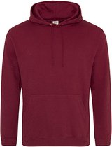 AWDis Just Hoods / Burgundy College Hoodie size XL