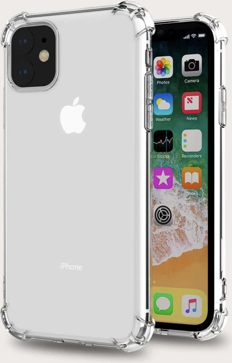 Innerlight® Shock Proof Transparant Hoesje - iPhone 7 / 8 / SE 2020 - Shock Proof Hoesje - iPhone Hoesje - iPhone 7 hoesje - iPhone 8 hoesje - iPhone SE 2020 hoesje- Transparante Backcover