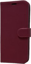 PU Wallet Deluxe Galaxy A42 red wine