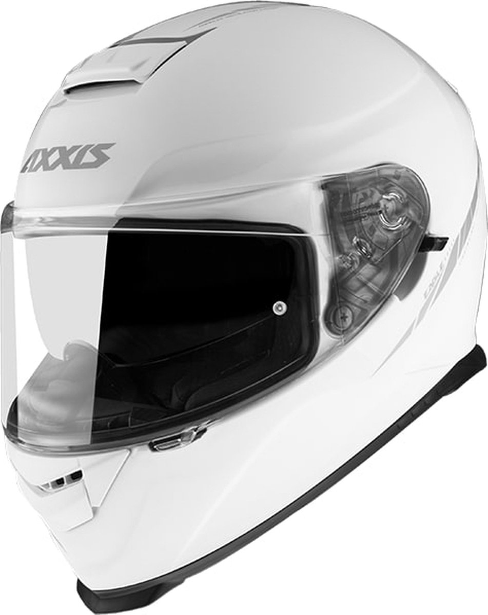 Helm Axxis Eagle Solid Glans Wit L