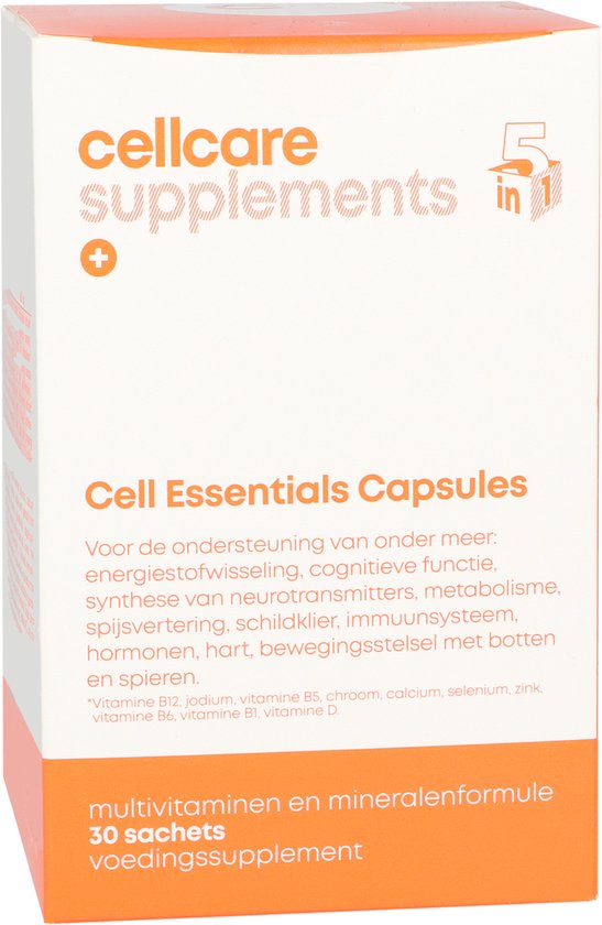 Foto: Cellcare cell essentials capsules 30 zakjes met capsules multipreparaat