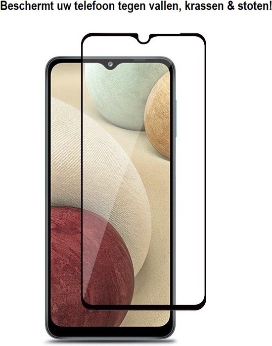 Samsung Galaxy A12 screenprotector Beschermglas Screen protector