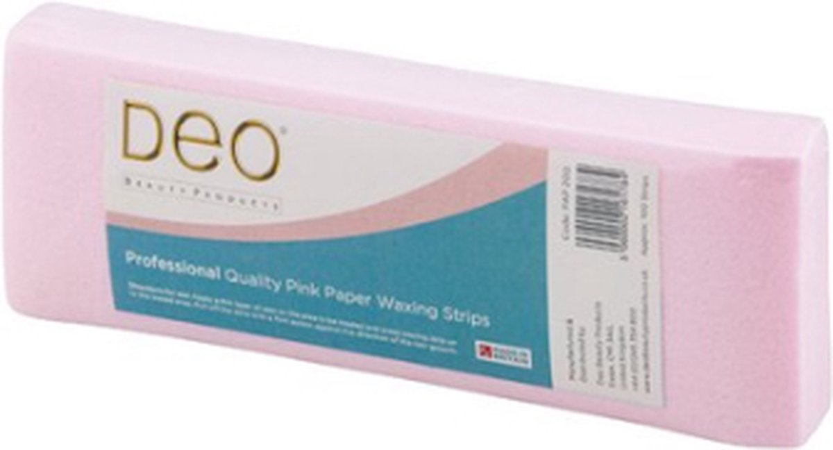 PROFESSIONAL QUALITY PINP PAPER WAXING STRIPS 100 stuks