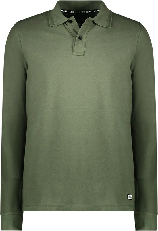 Cars Jeans Poloshirt Wulf Polo Ls 65574 Olive Mannen Maat - S