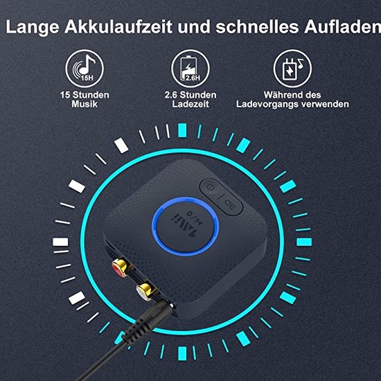1Mii Wireless Audio Receiver - Black — afbeelding 3