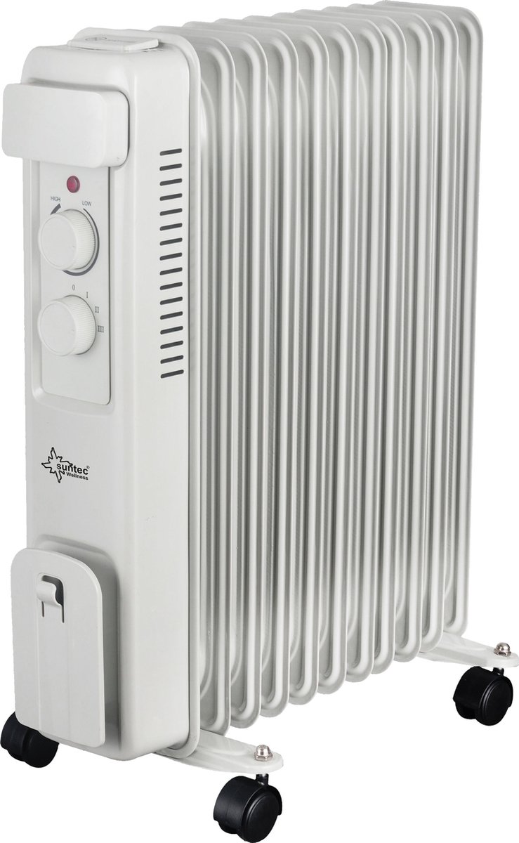 SUNTEC HotSafePro Ultra Power - Radiator olie - Elektrische kachel - 2000 Watt - Heater - Energiebesparing - 9 Verwarmingslamellen + 3 Warmtestanden