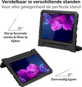 Hoes Geschikt voor Lenovo Tab P11 Plus Hoes Kinder Hoesje Kids Case Cover Kidsproof Met Screenprotector - Hoesje Geschikt voor Lenovo Tab P11 Plus Hoesje Kinder Hoesje - Zwart