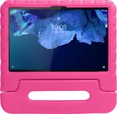 Hoes Geschikt voor Lenovo Tab P11 Plus Hoes Bumper Kindvriendelijk Kids Case Kinderhoes - Hoesje Geschikt voor Lenovo Tab P11 Plus Hoesje Shockproof Cover Hoes - Roze