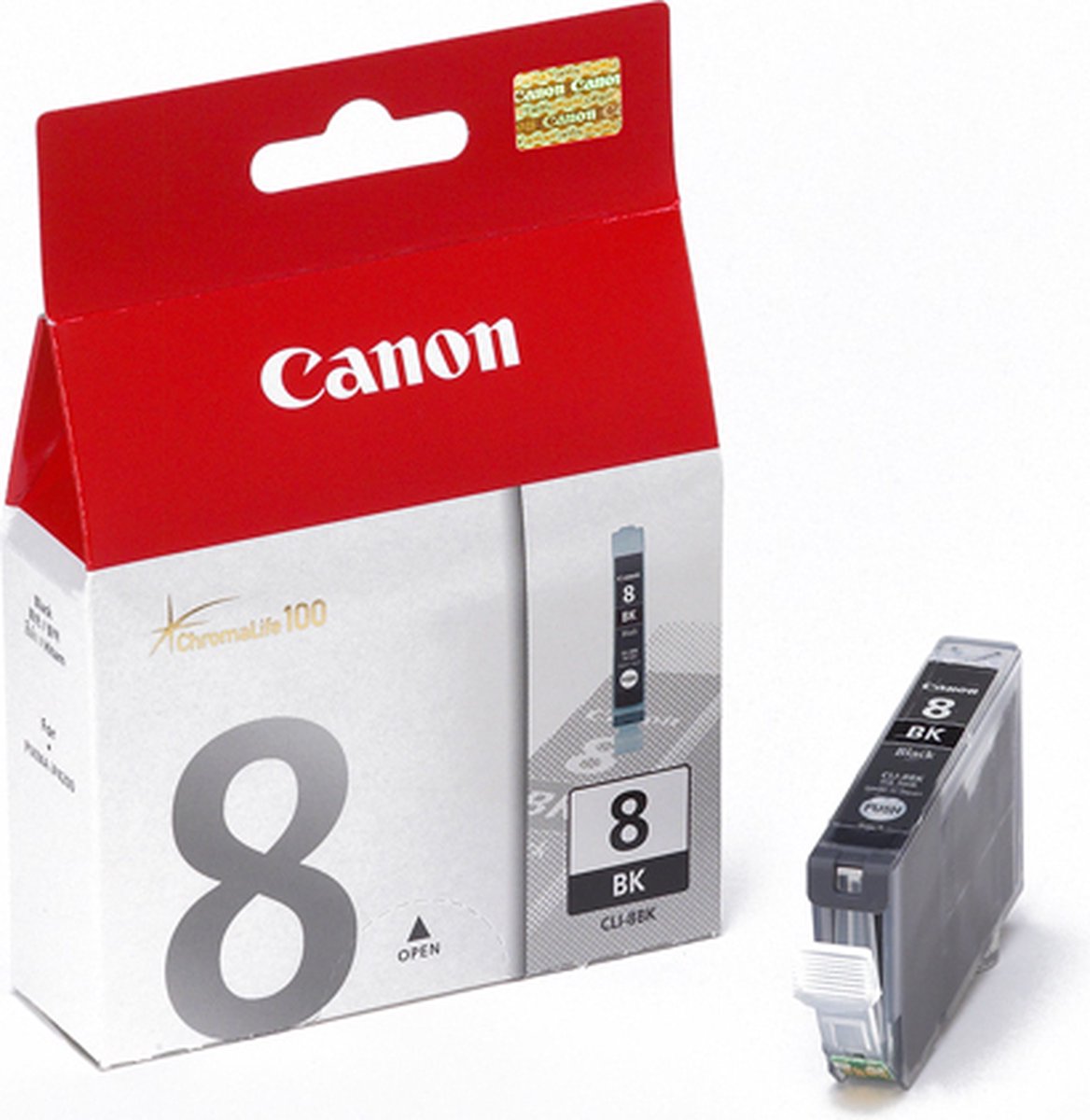 CANON CLI-8BK inktcartridge zwart standard capacity 1-pack blister zonder alarm