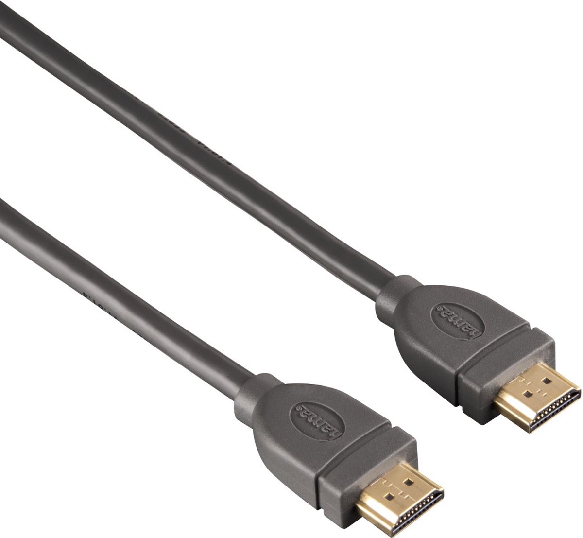 Hama 00125281 HDMI kabel 0,75 m HDMI Type A (Standaard) Grijs