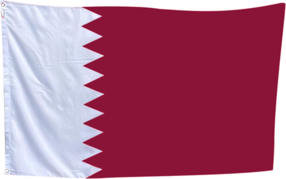 Trasal - vlag Qatar - qatarese vlag - 150x90cm
