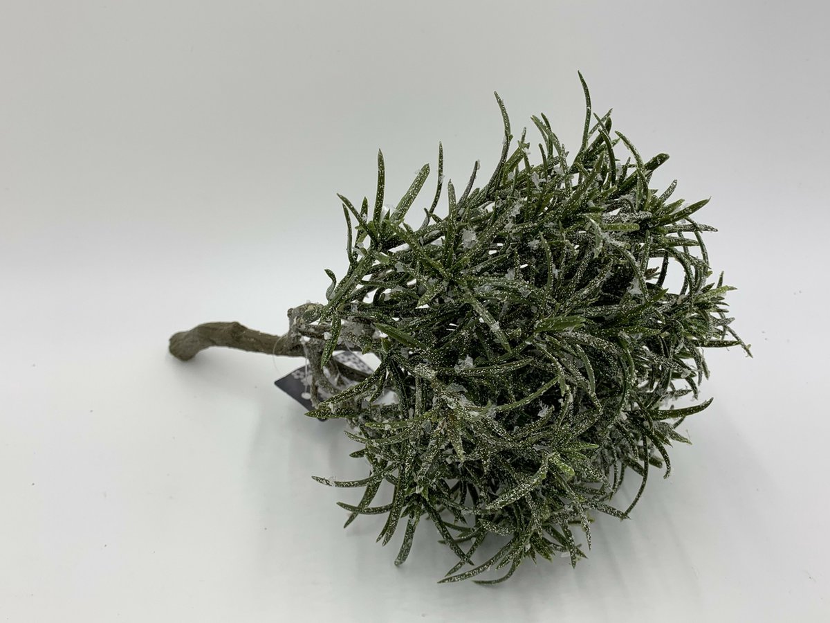 Home Sweet Home Decoratie kunsttak Podocarpus kunstboeket sneeuw 28 cm groen | 87928-1 | Home Sweet Home | Stoer & Sober Woonstijl