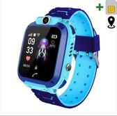 GPS Horloge Kind - Smartwatch kinderen - Kinder Smartwatch - Tracker voor Kinderen - Kinderhorloge Jongen en meisjes - Blauw - Waterdicht