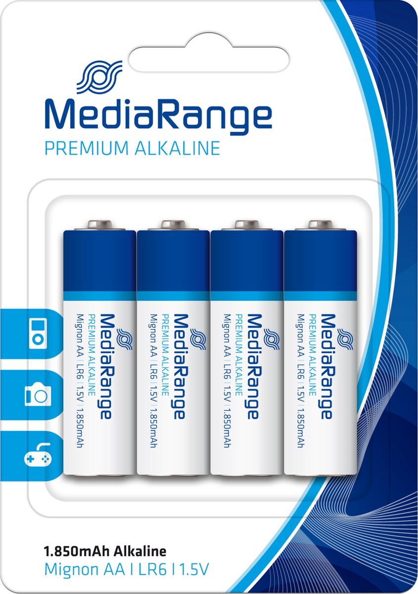 MediaRange MRBAT104 huishoudelijke batterij Wegwerpbatterij AA Alkaline